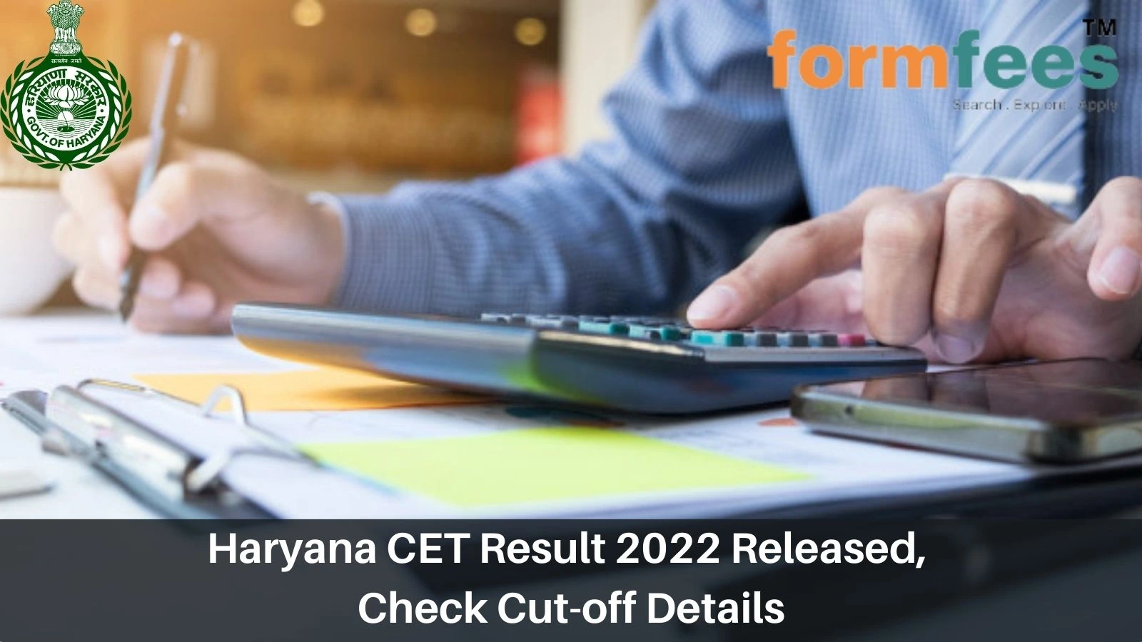 Haryana CET Result 2022 Released; Check Cut-off Details
