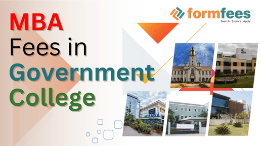 MBA Fees in Government College, Formfees