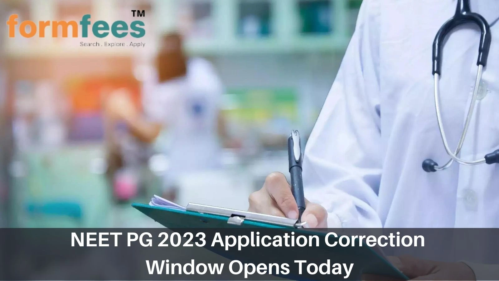 Neet Pg 2023 Application Correction Window Opens Today 