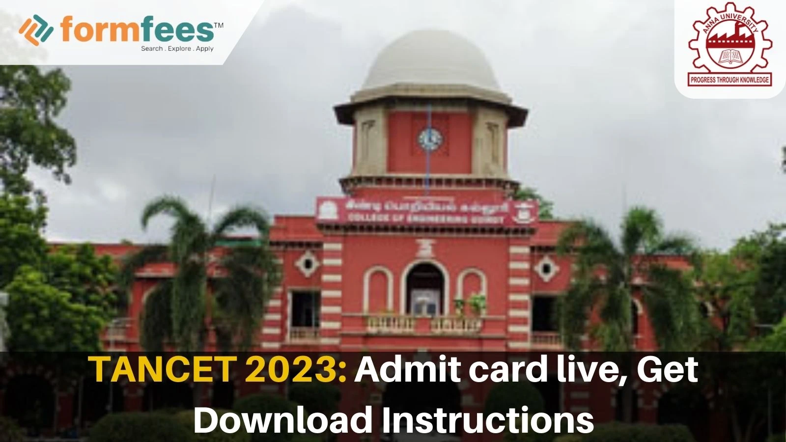 TANCET 2023: Admit card live, Get Download Instructions