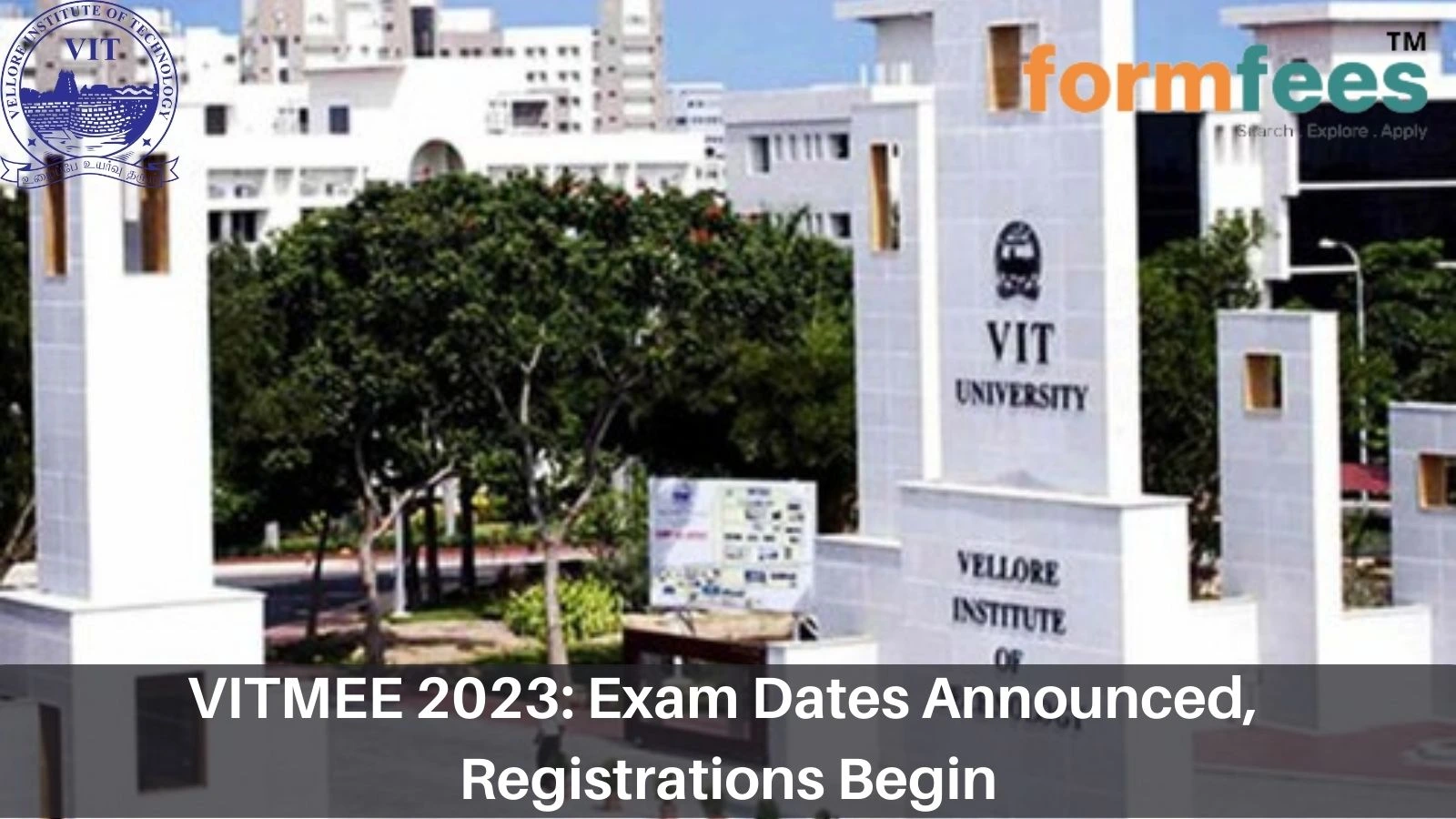 VITMEE 2023: Exam Dates Announced, Registrations Begin