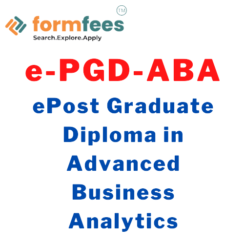 ePGD-ABA ePost Graduate Diploma in Advanced Business Analytics, Formfees